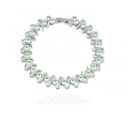 Bracelet Gema cristaux verts